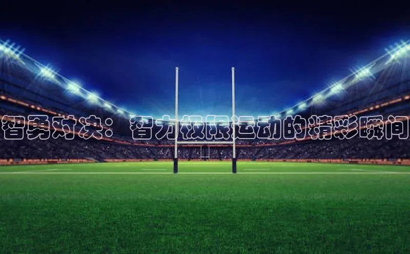 智勇对决：智力极限运动的精彩瞬间