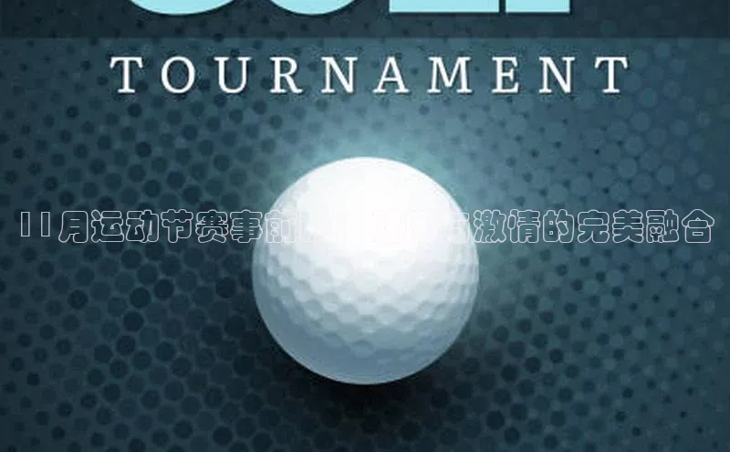 11月运动节赛事前瞻：健康与激情的完美融合